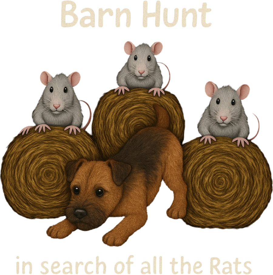 Barn Hunt: In Search of All the Rats - Border Terrier