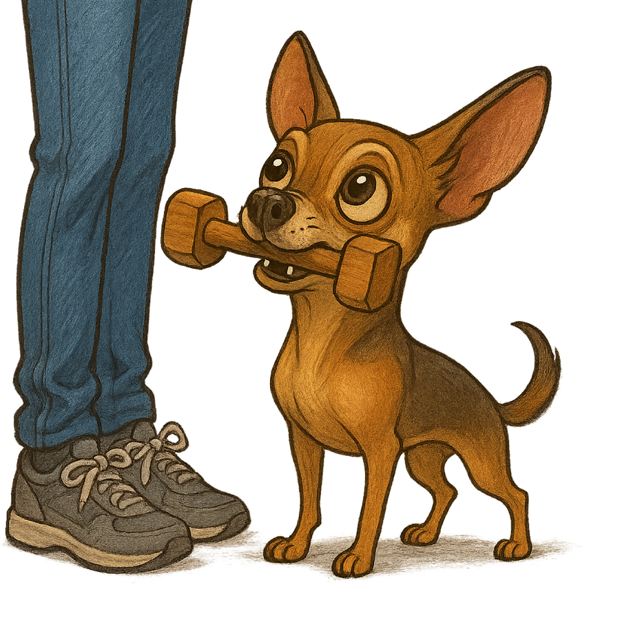 Dumbbell Retrieve - Chihuahua