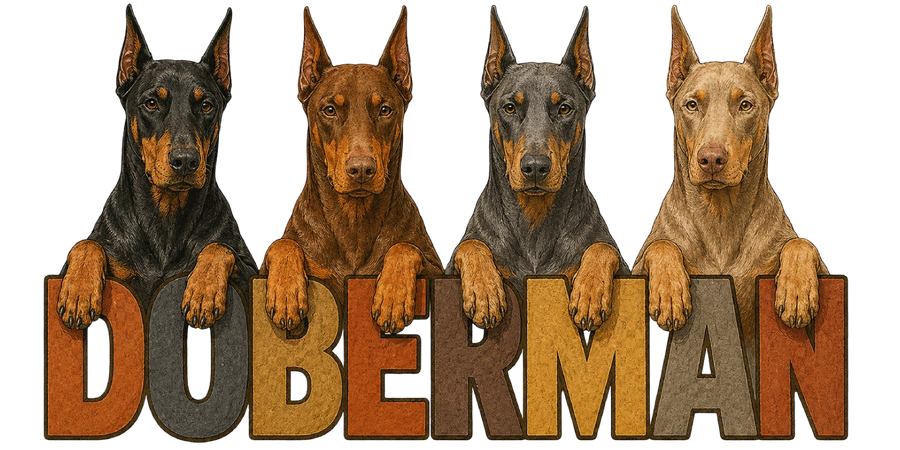 Doberman Lineup - Cropped Ears