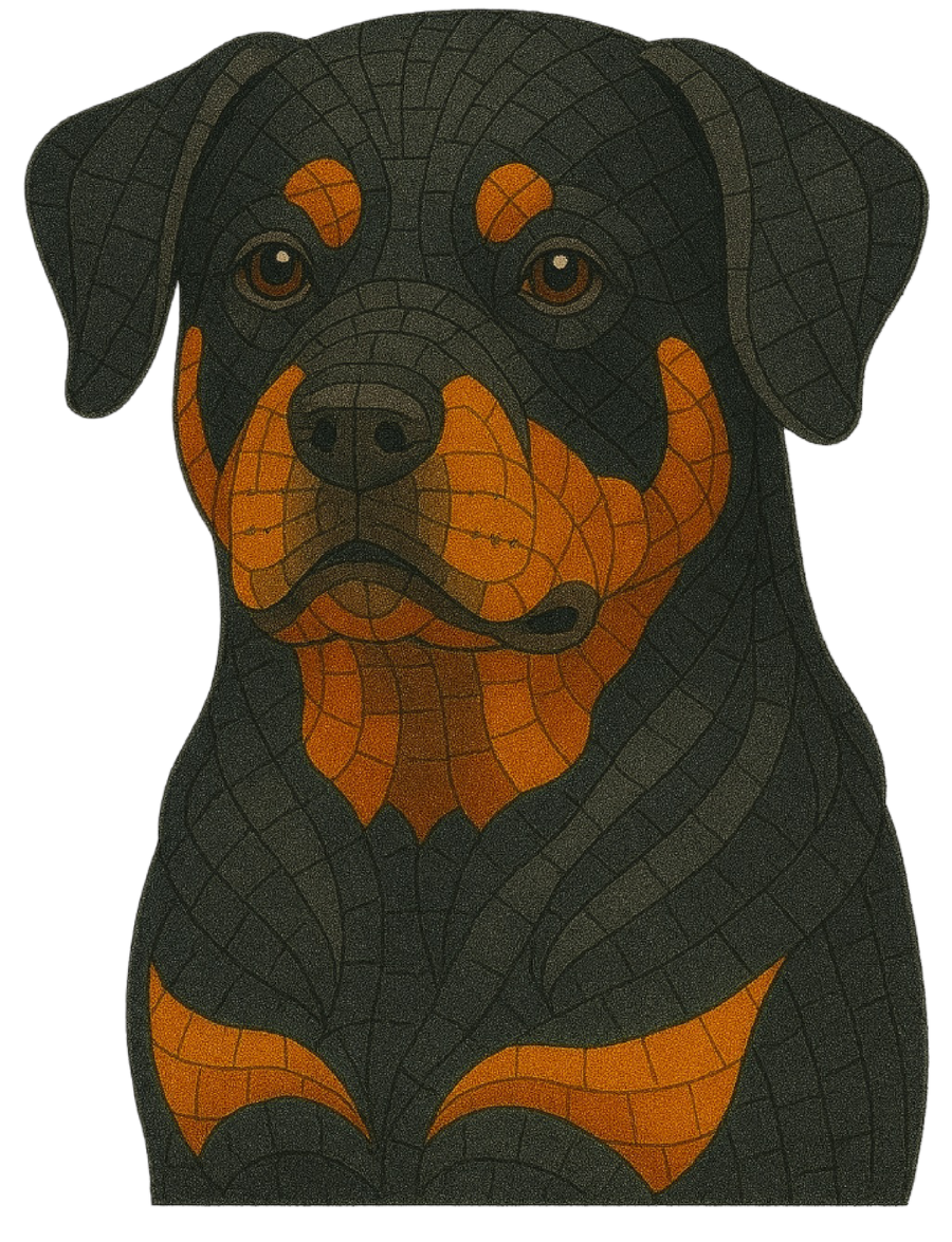 Rottweiler Mosaic
