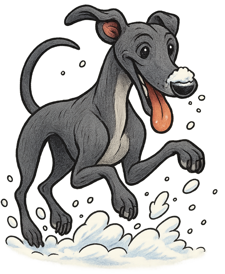 Snow Day - Greyhound