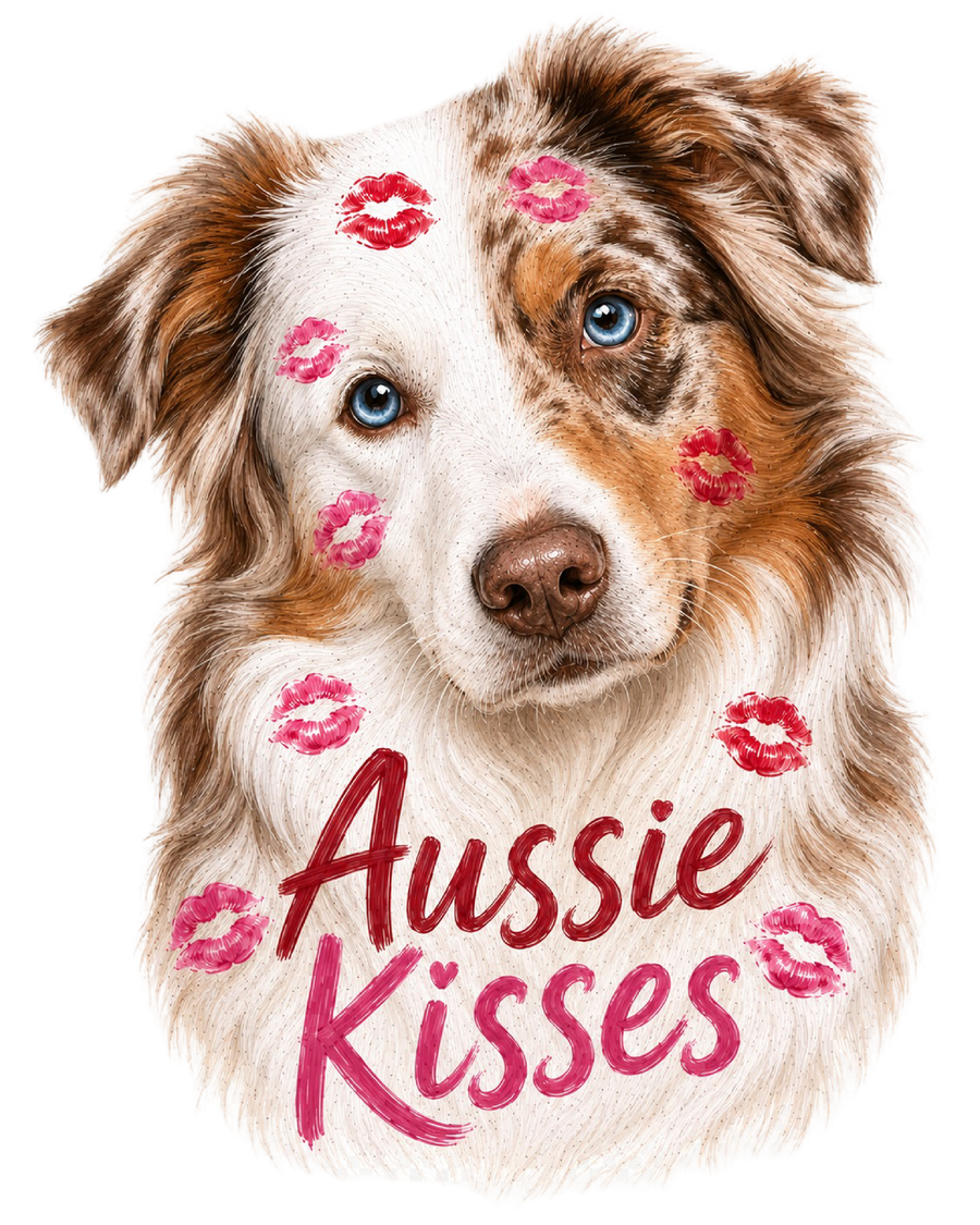 Aussie Kisses - Red Merle