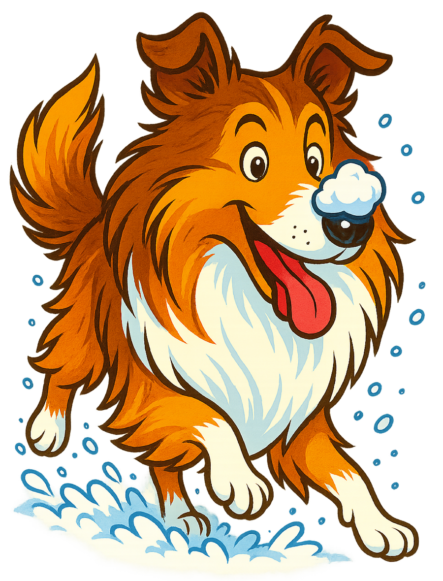 Snow Day - Collie