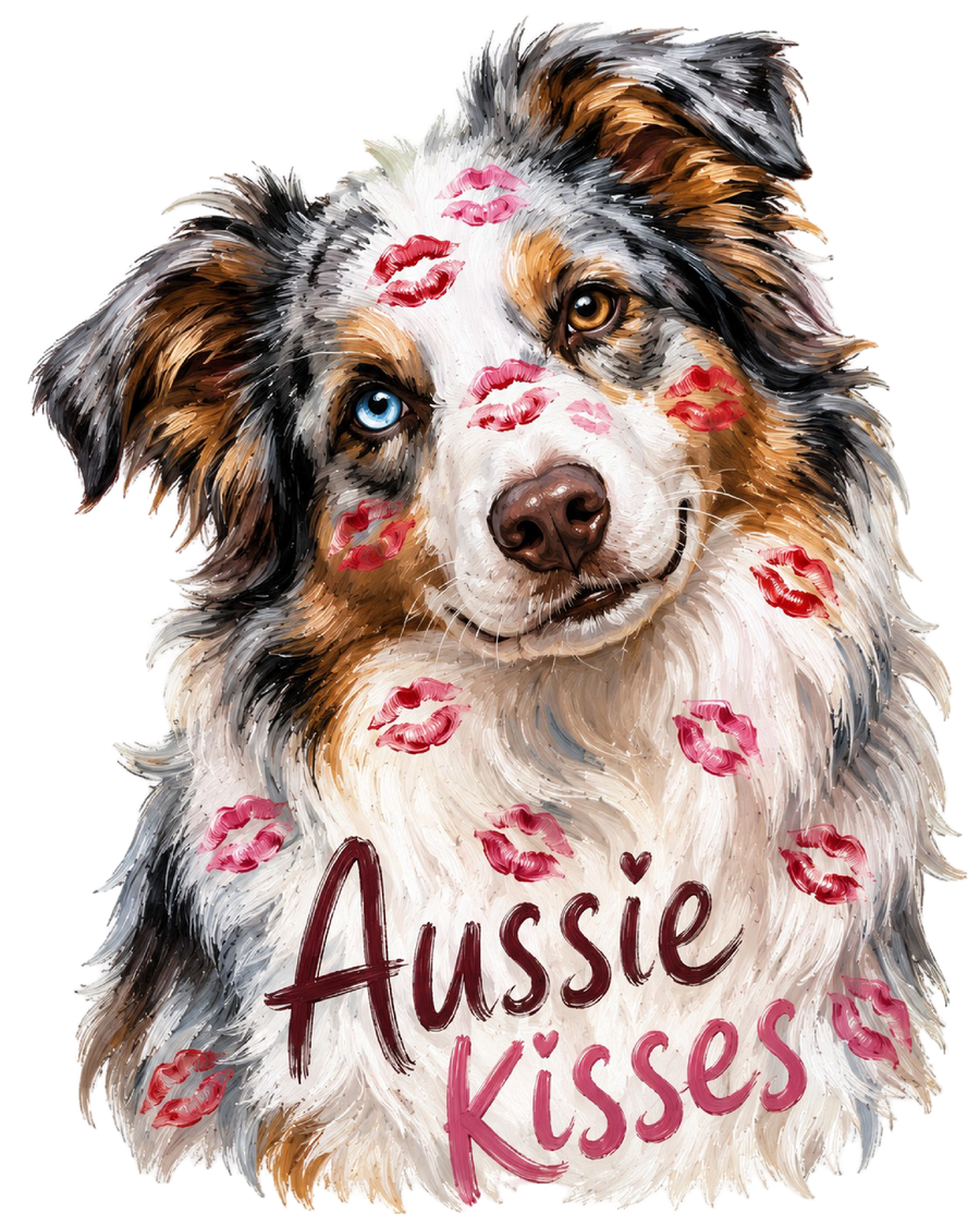 Aussie Kisses - Blue Merle