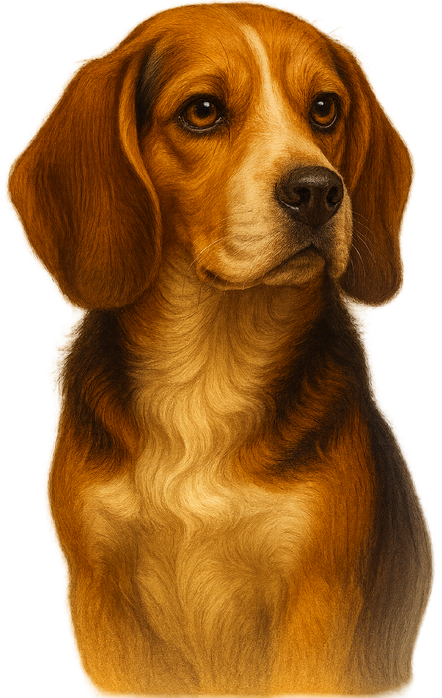 Beagle Painted Portrait