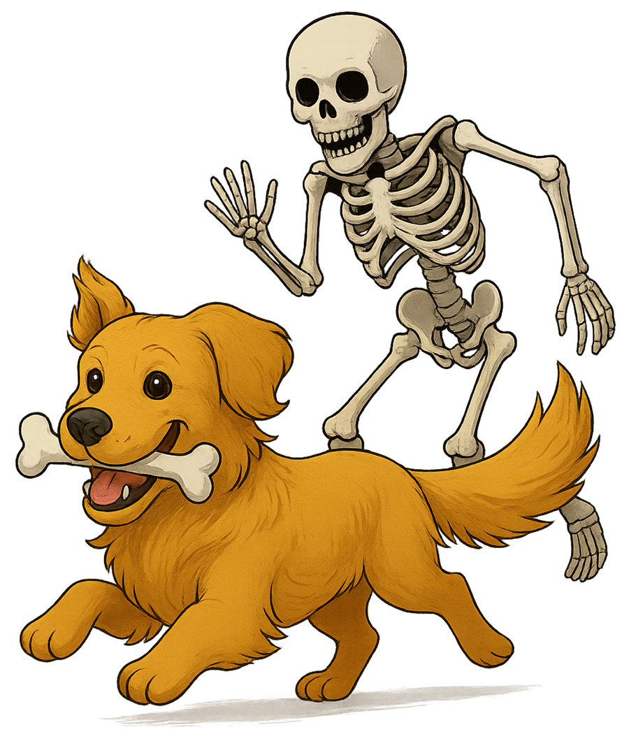 Bone Thief - Golden Retriever