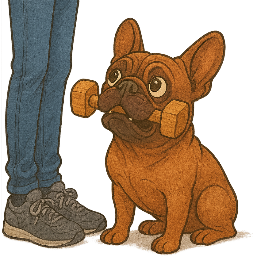 Dumbbell Retrieve - Frenchie