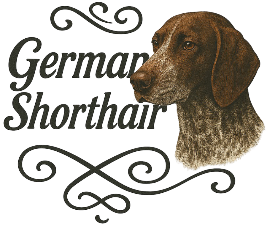 German Shorthair Portrait & Script