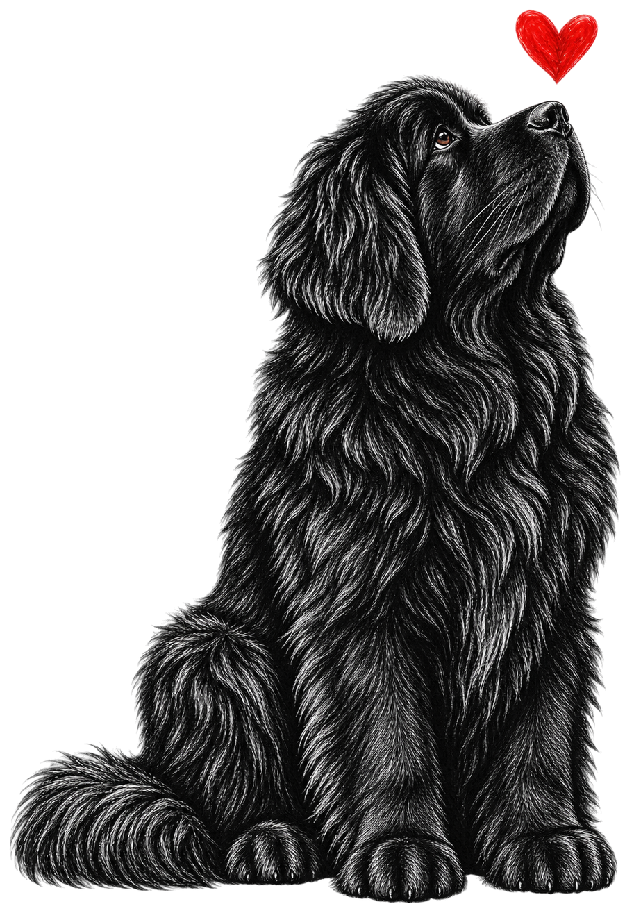 Newfoundland with Heart