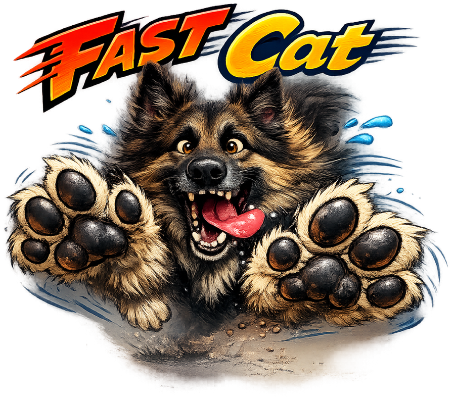 Fast CAT Big Paws - Belgian Tervuren