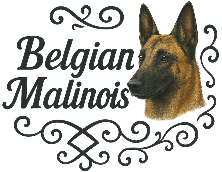 Belgian Malinois Portrait & Script