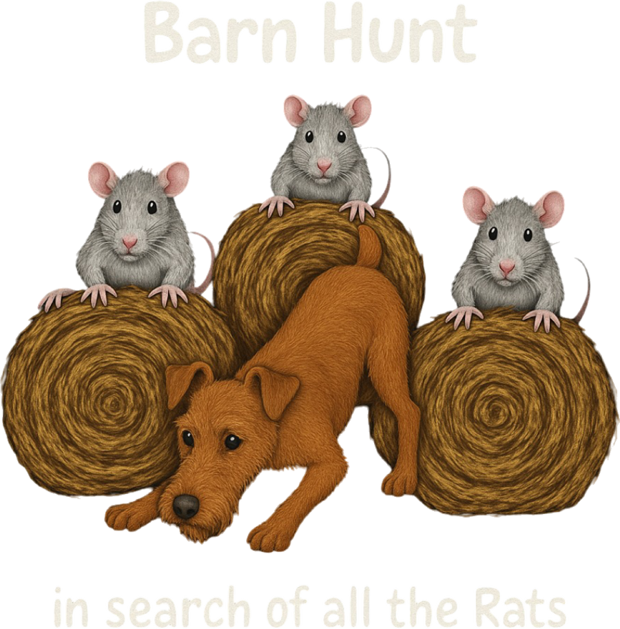 Barn Hunt: In Search of All the Rats - Irish Terrier