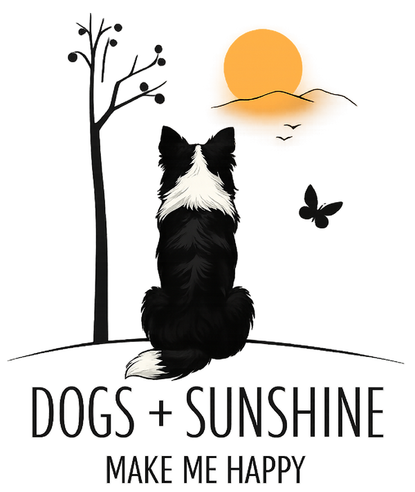 Dogs + Sunshine Make Me Happy - Border Collie