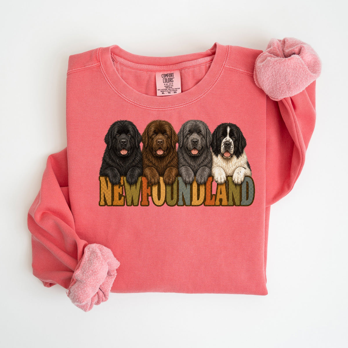 Newfoundland Lineup - Comfort Colors crewneck in Watermelon