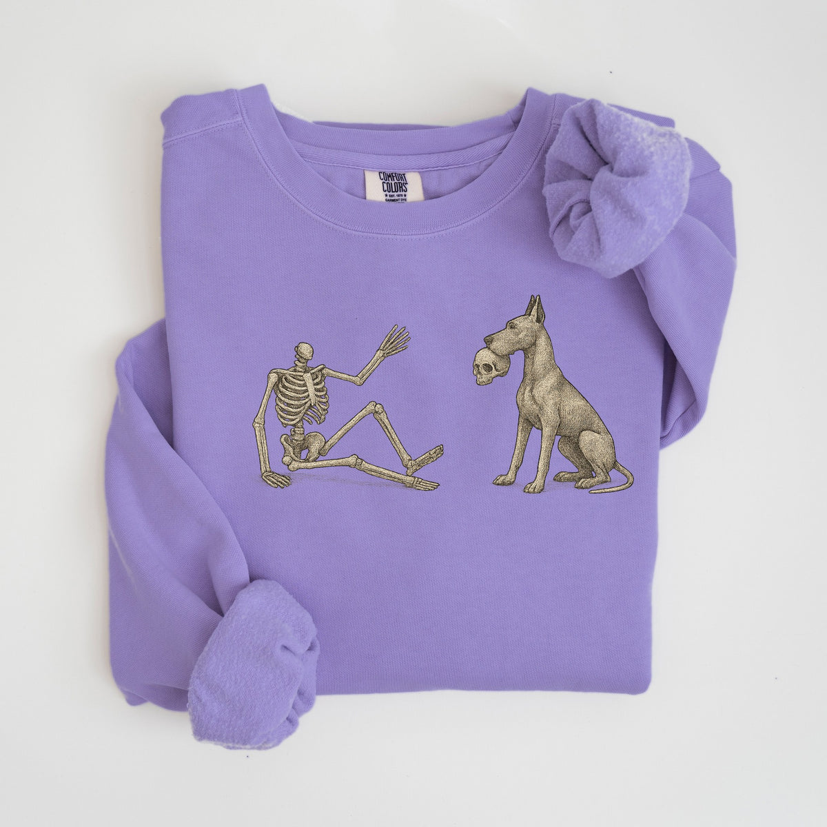 Lost Your Head - Great Dane - Comfort Colors crewneck in Violet