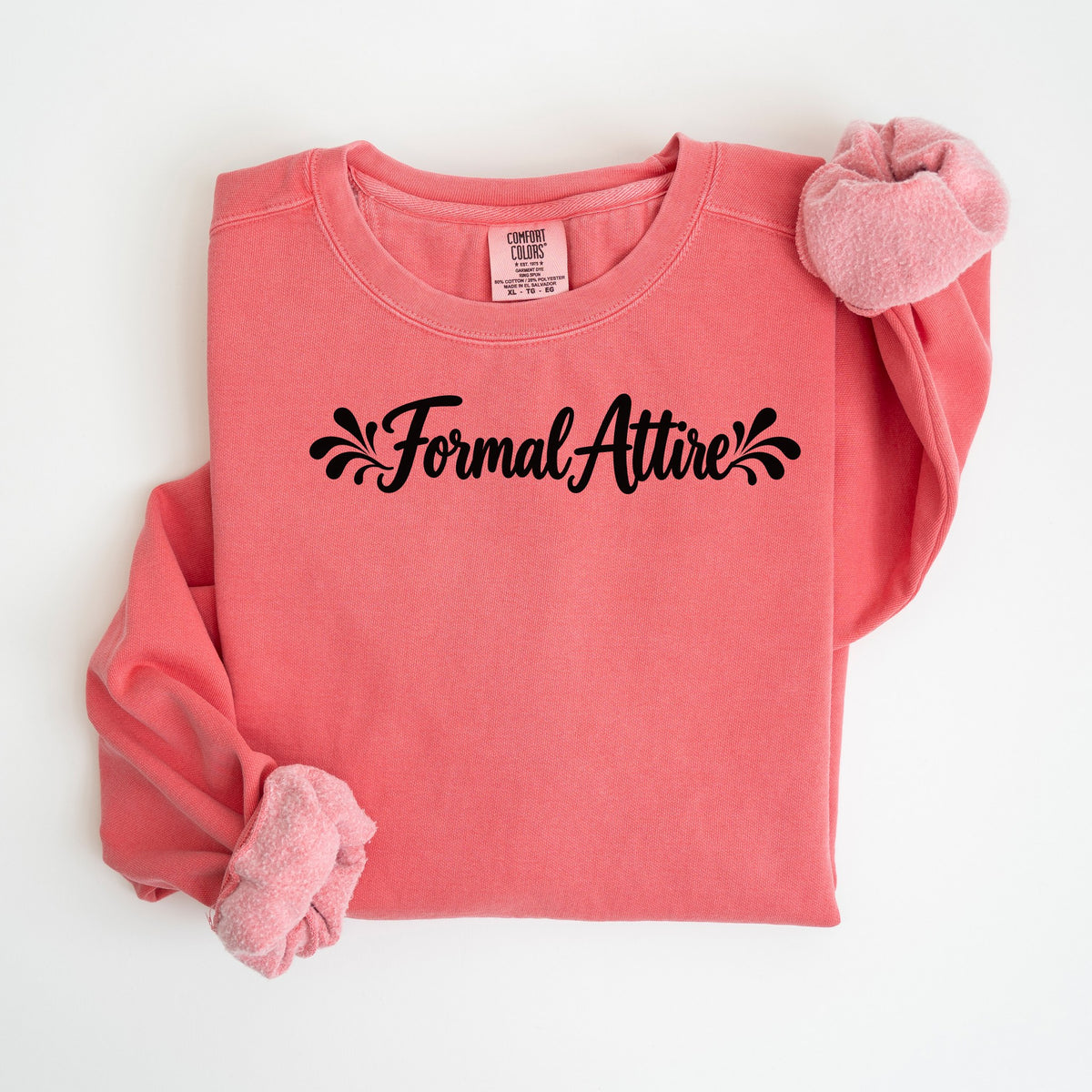 Formal Attire - Comfort Colors crewneck in Watermelon