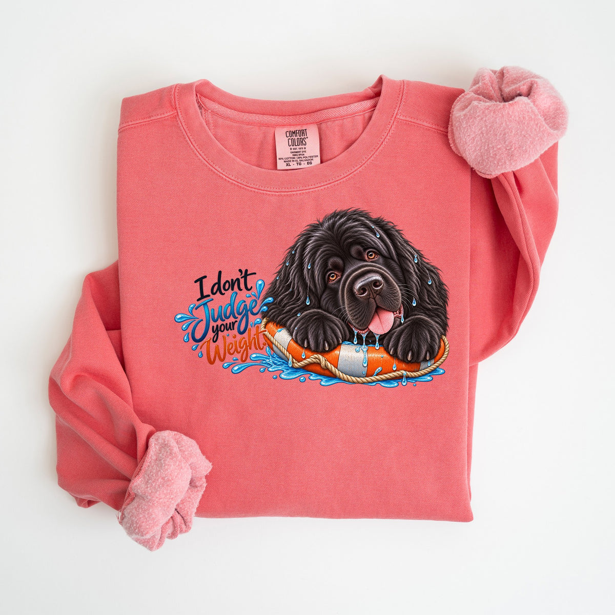 I Don't Judge Your Weight - Comfort Colors crewneck in Watermelon