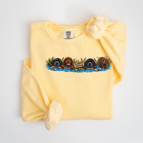Slobber Crew - Comfort Colors crewneck in Butter
