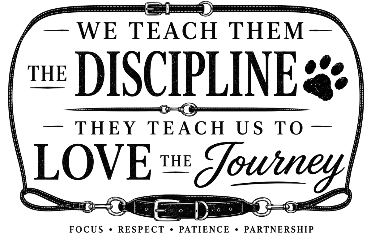 We Teach Them the Discipline, They Teach Us to Love the Journey shirt design