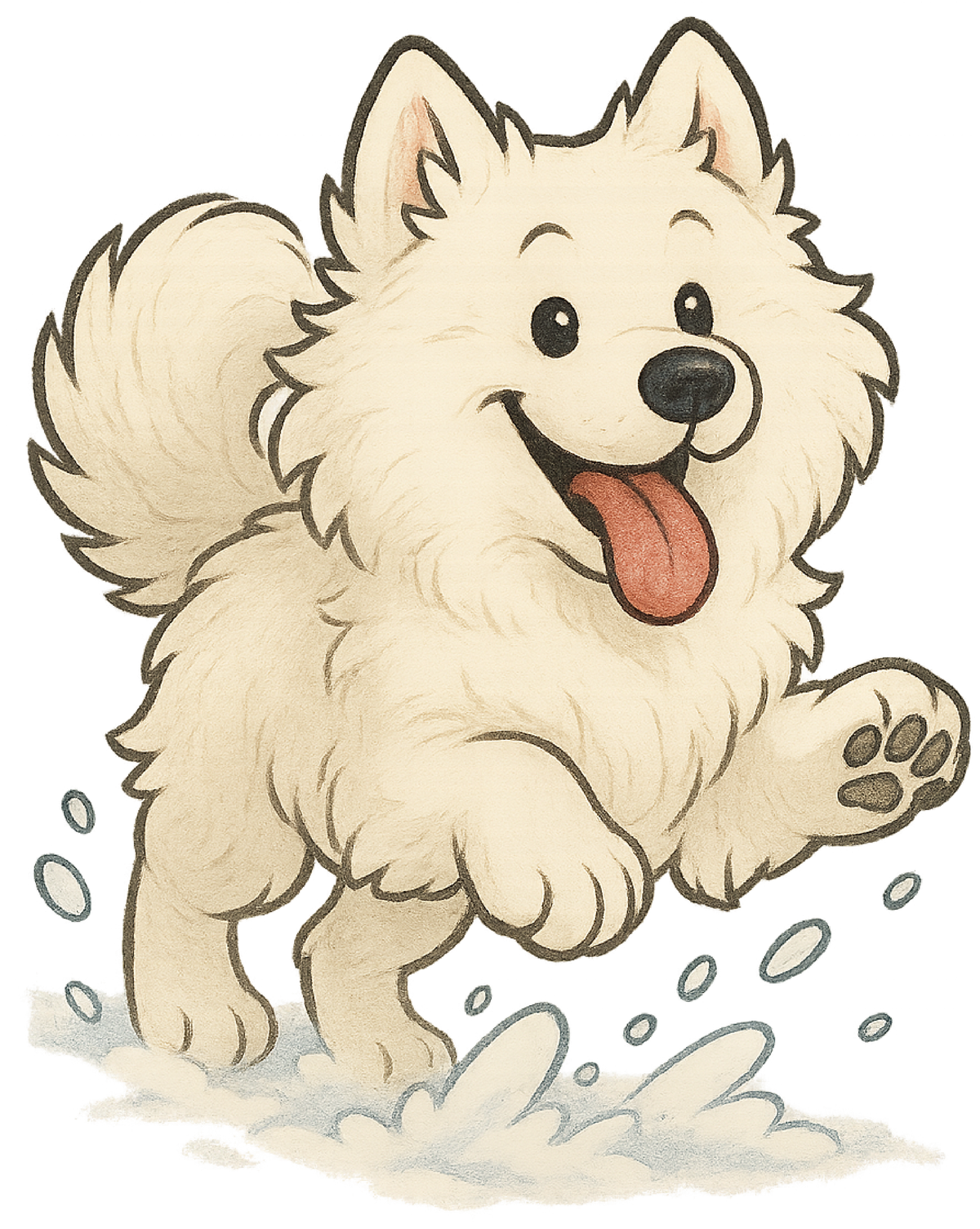 Snow Day - Samoyed shirt design