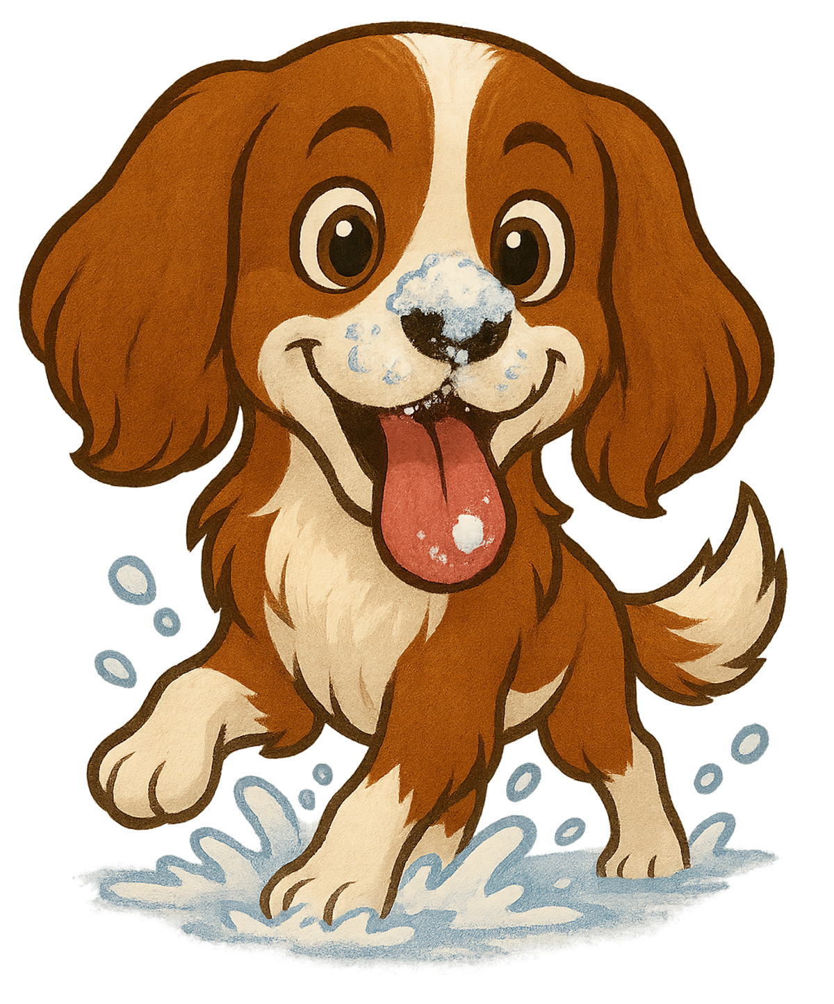 Snow Day - Cavalier King Charles shirt design