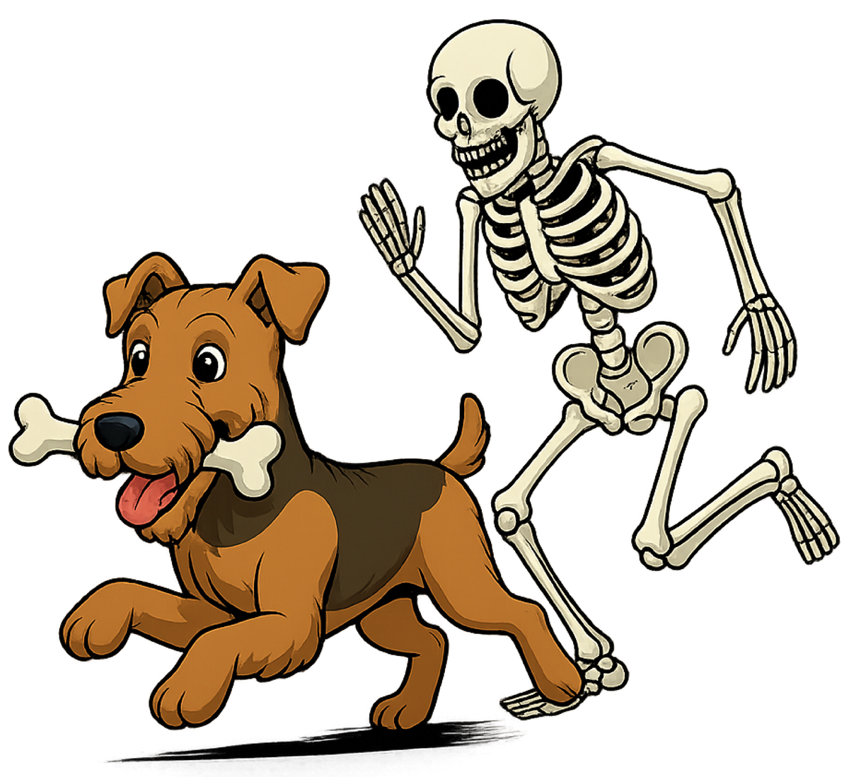 Bone Thief - Airedale shirt design