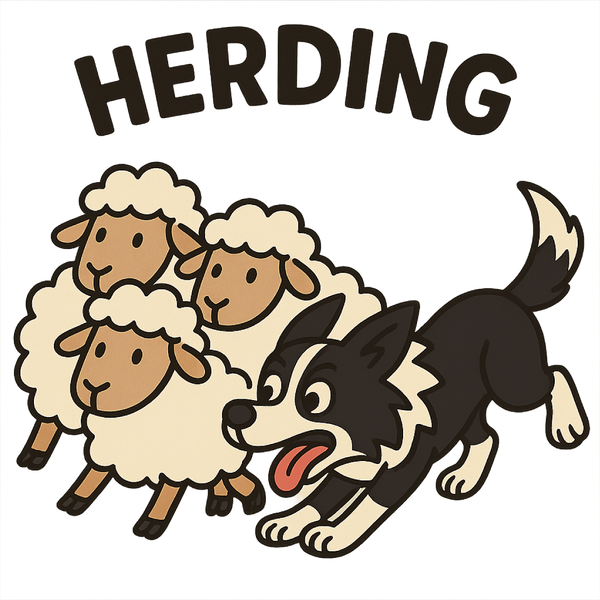 Herding - Border Collie & Sheep