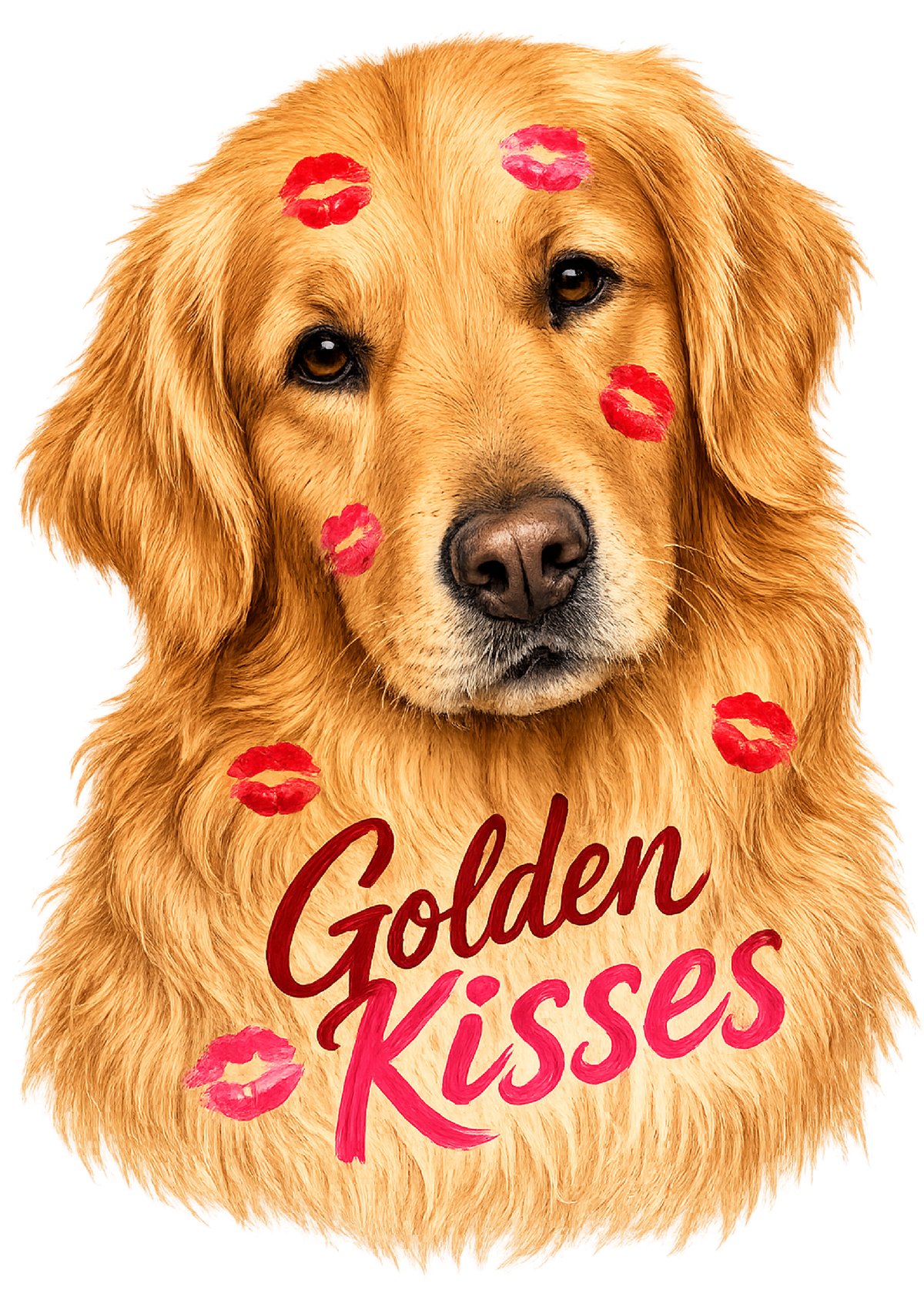 Golden Kisses shirt design