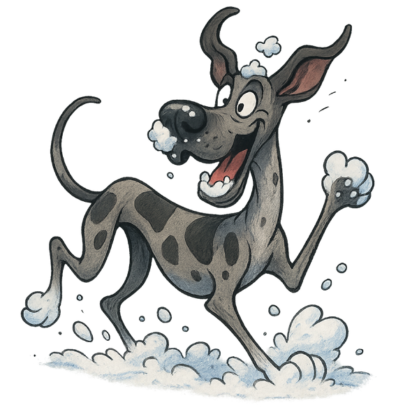 Snow Day - Great Dane