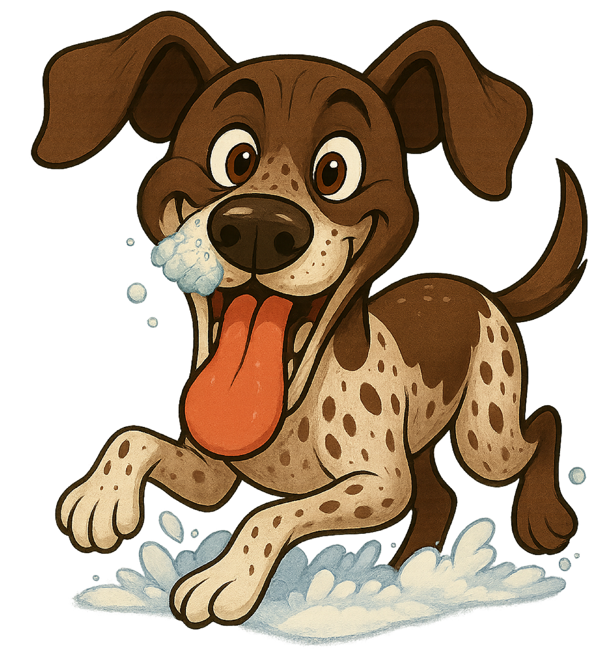 Snow Day - German Shorthaired Pointer shirt design