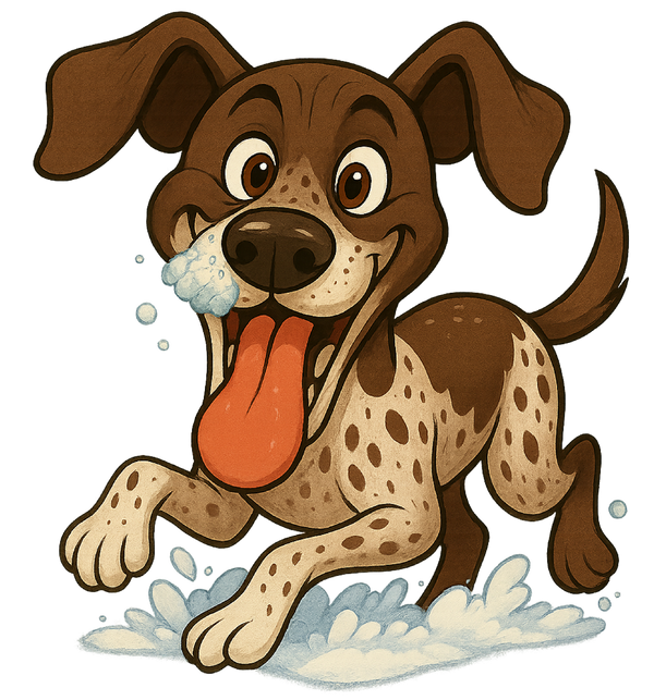 Snow Day - German Shorthaired Pointer