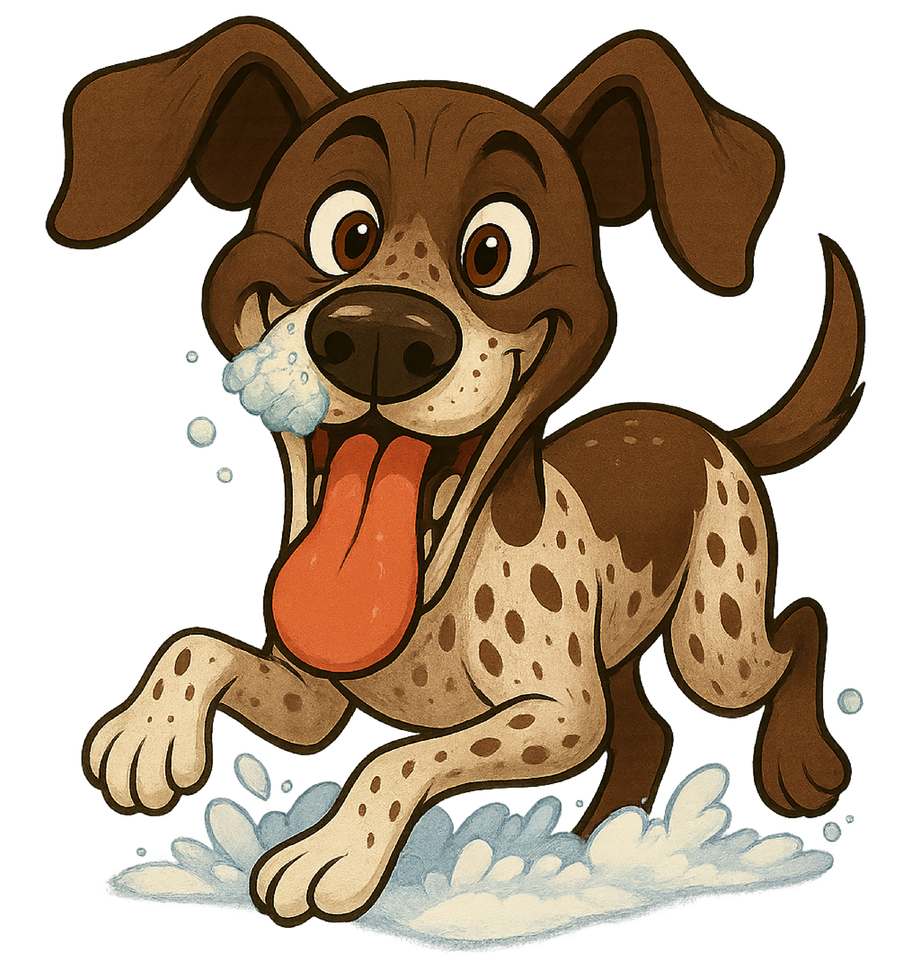Snow Day - German Shorthaired Pointer