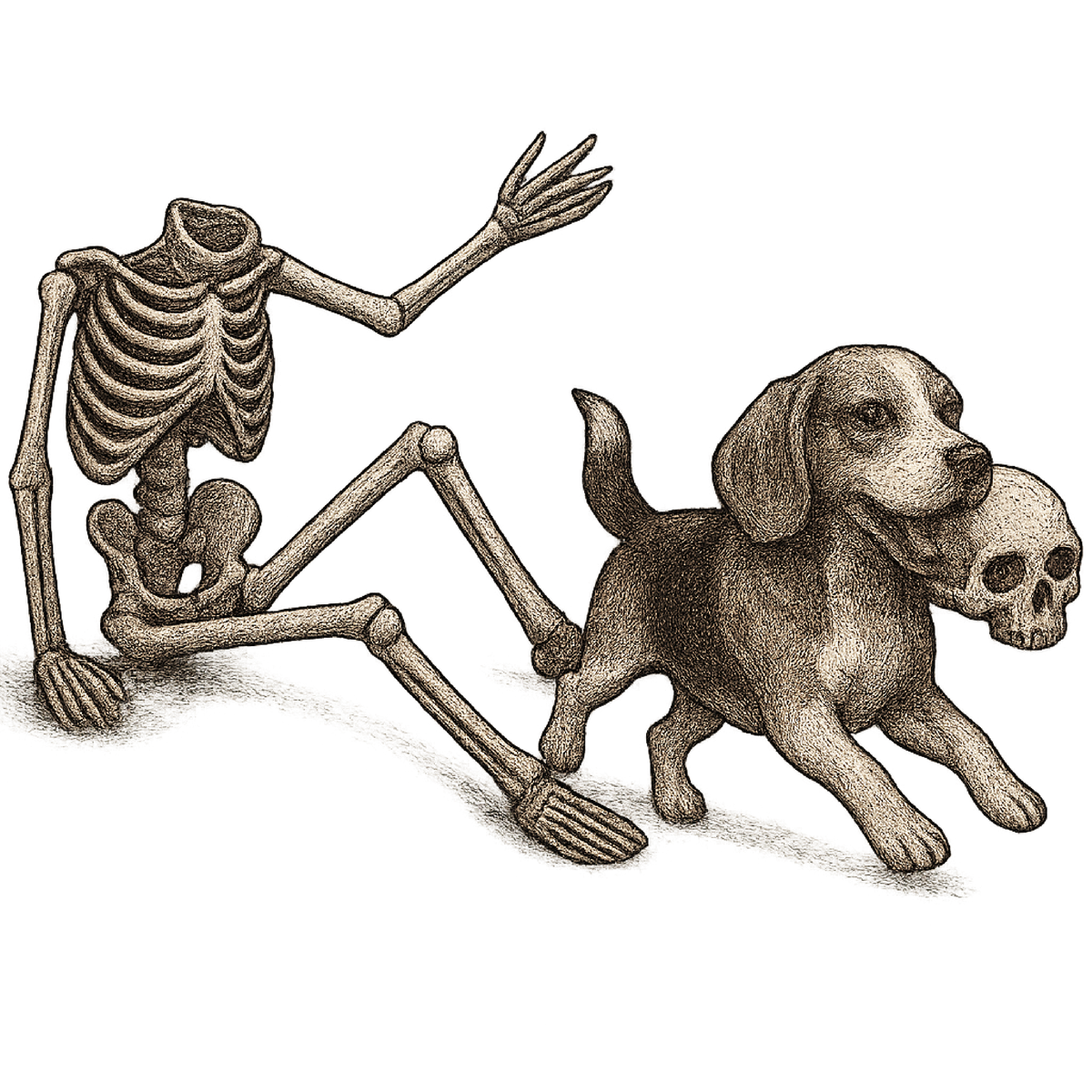 Lost Your Head - Beagle shirt design