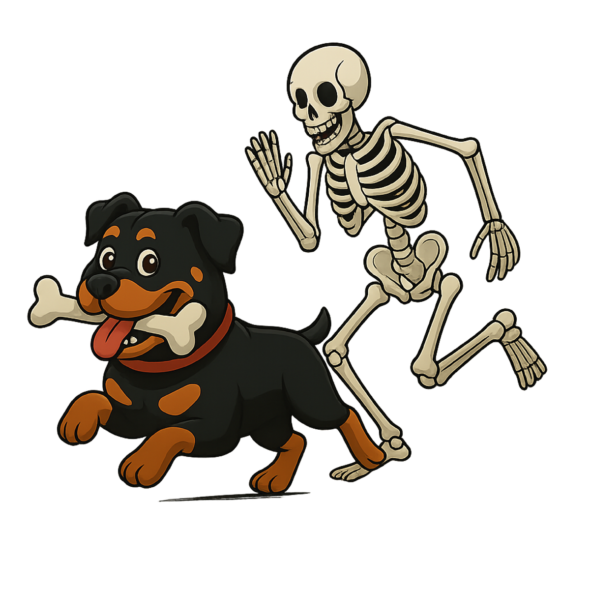Bone Thief - Rottweiler shirt design