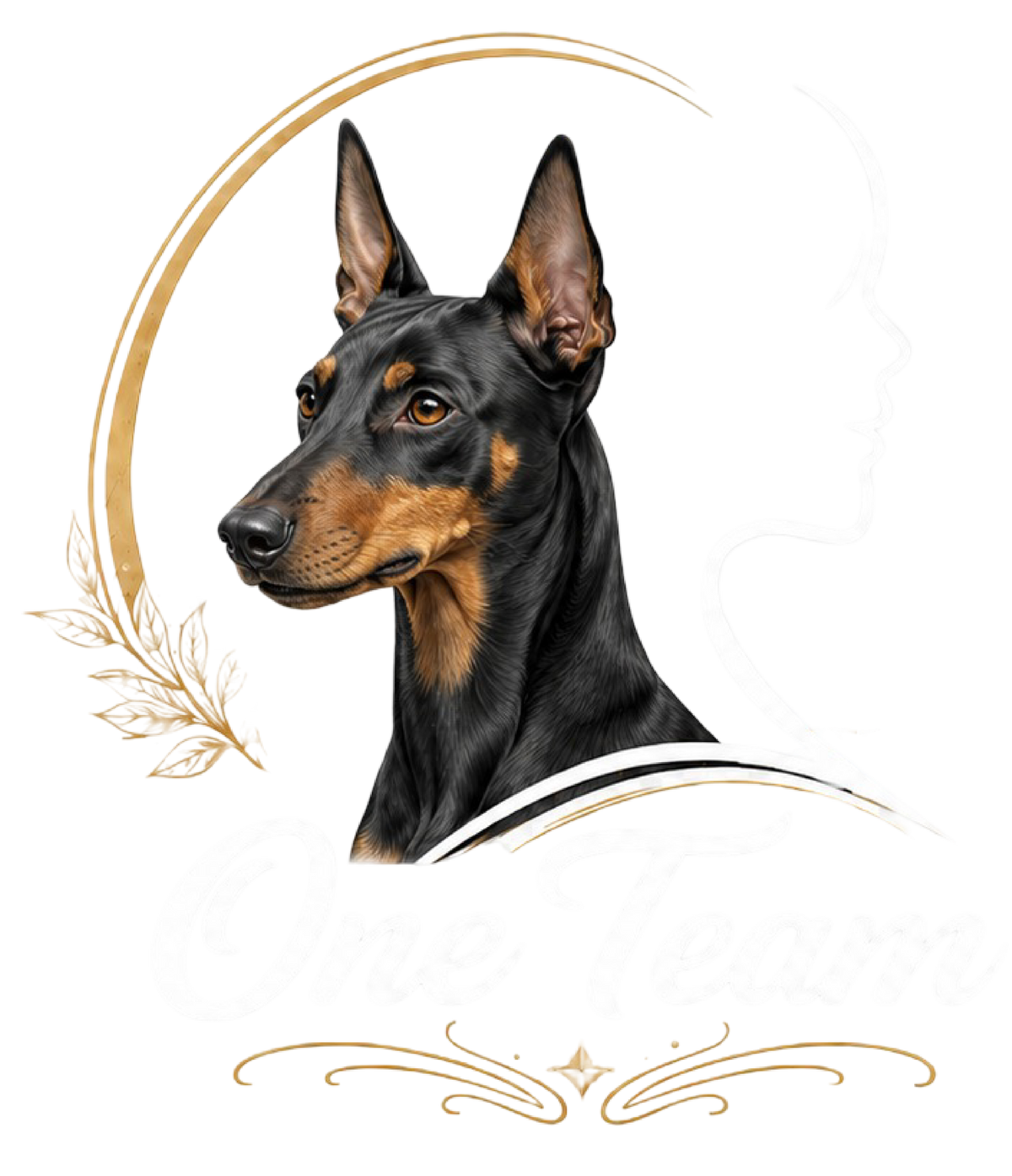 One Team - Manchester Terrier shirt design