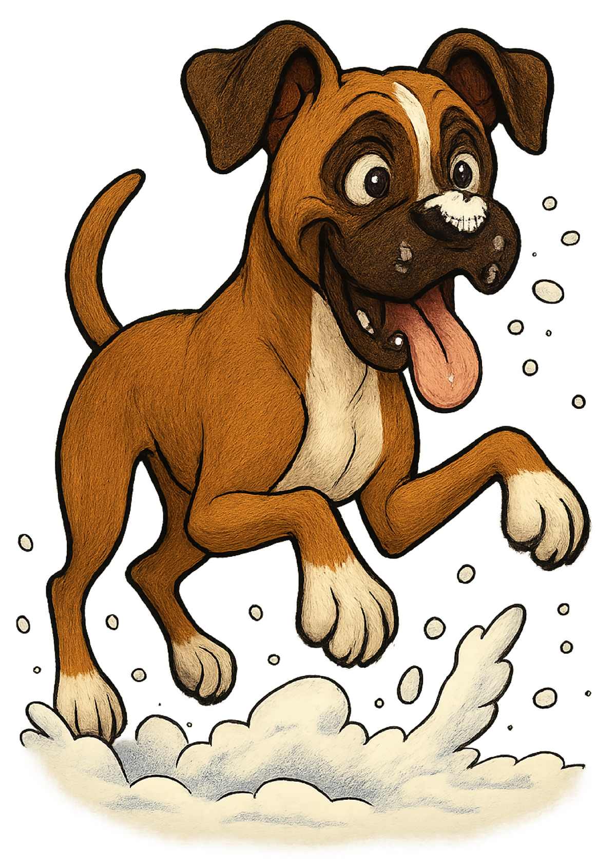 Snow Day - Boxer shirt design