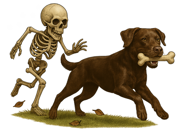 Bone Thief - Chocolate Lab