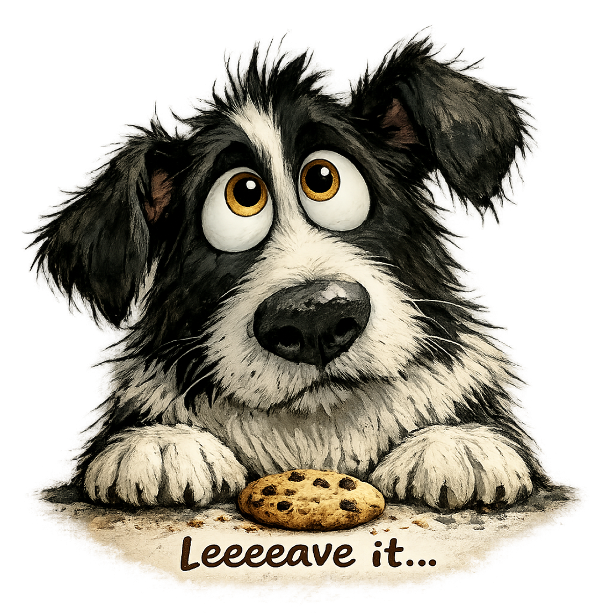 Leave It... - Border Collie shirt design