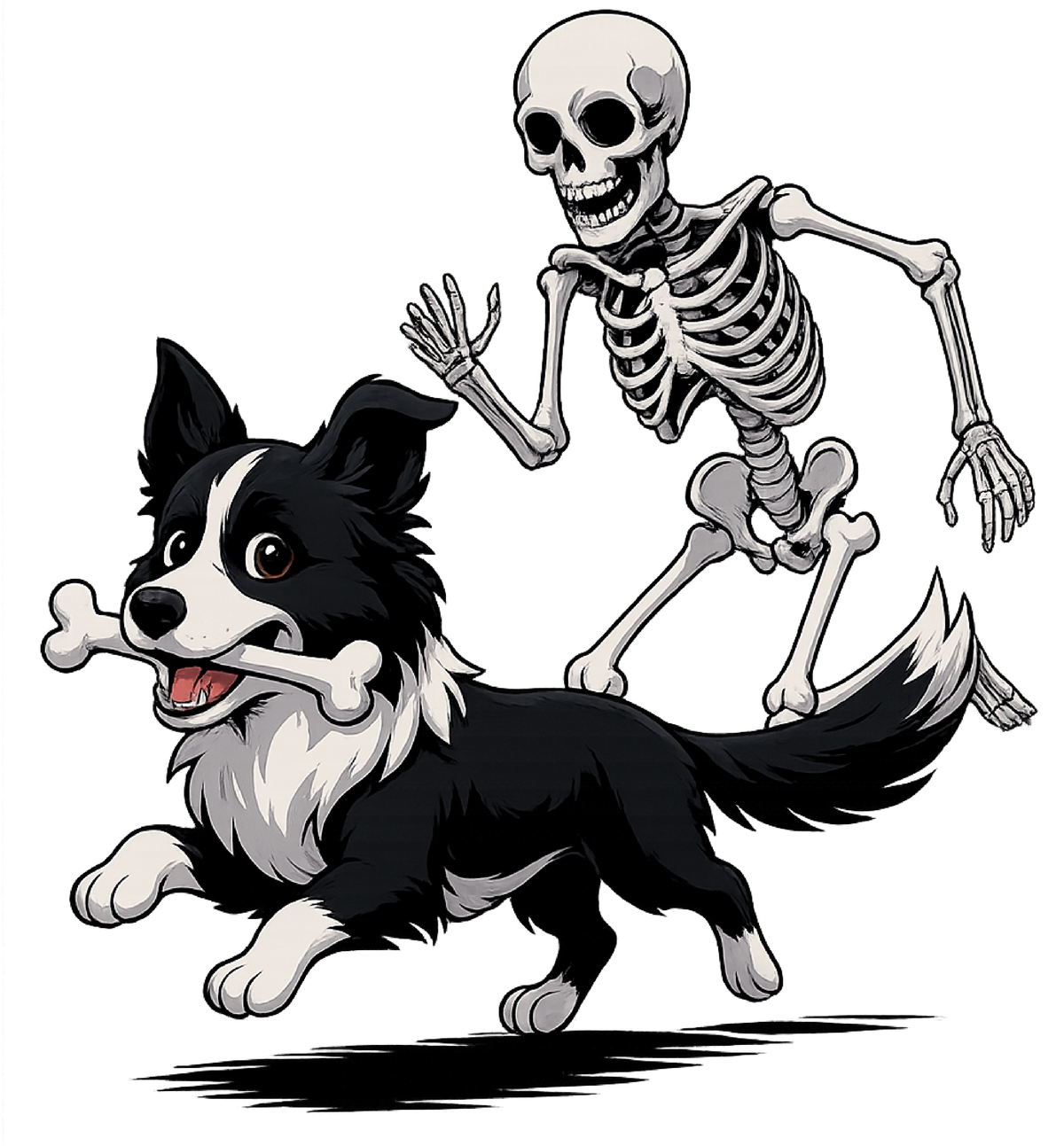 Bone Thief - Border Collie shirt design