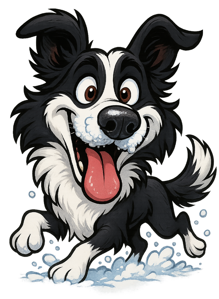 Snow Day - Border Collie