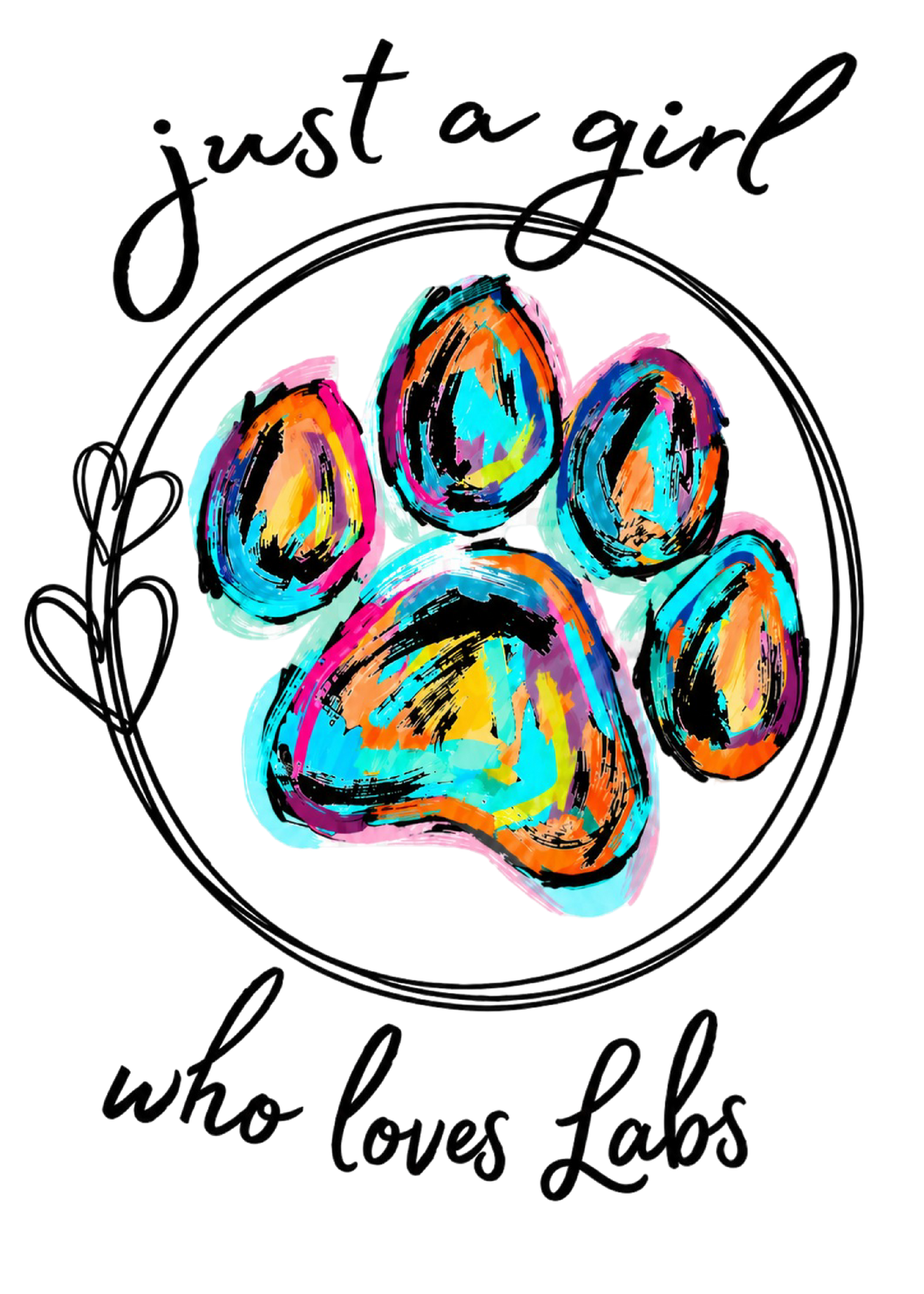 Just a Girl Who Loves Labs Decal