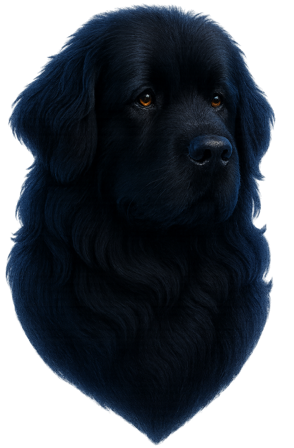 Newfoundland Painted Portrait