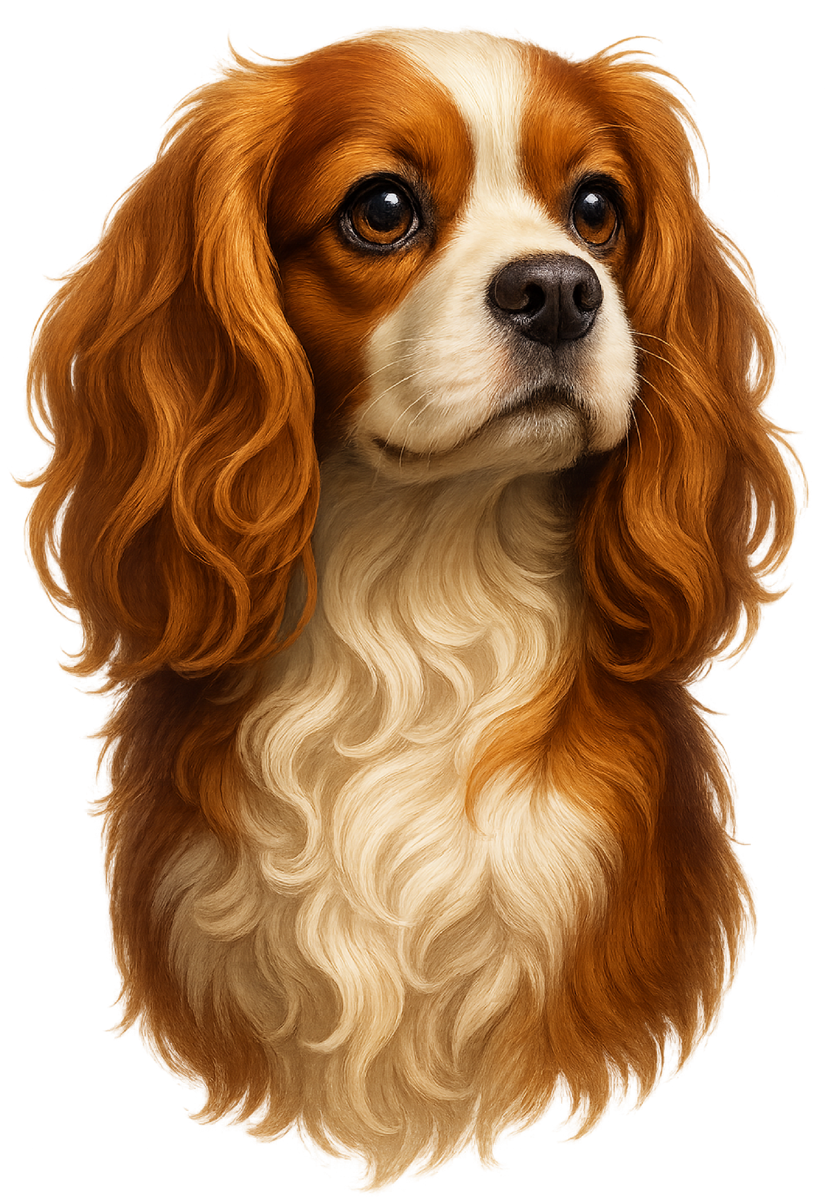 Cavalier King Charles Painted Portrait shirt design