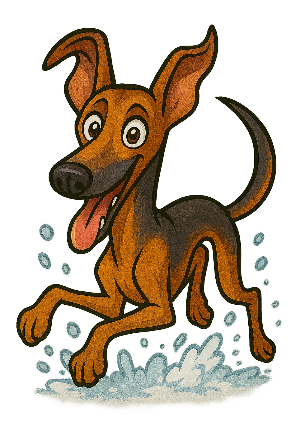 Snow Day - Doberman shirt design