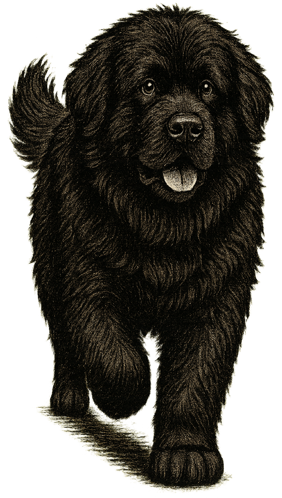 Newfoundland Ink Sketch