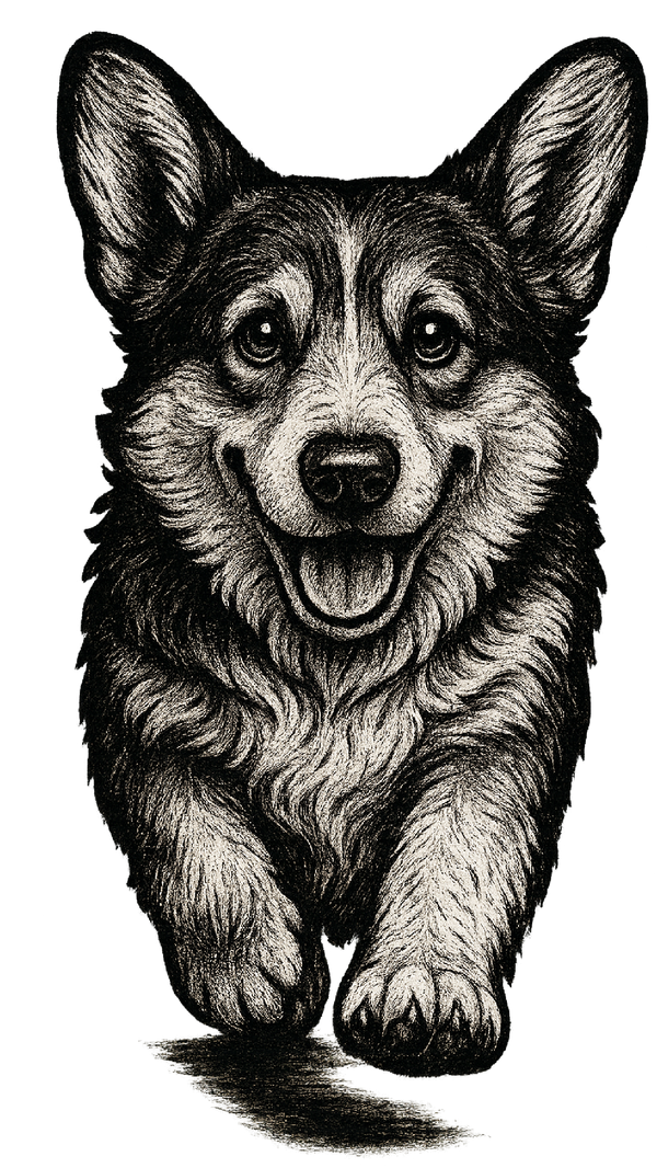 Corgi Ink Sketch