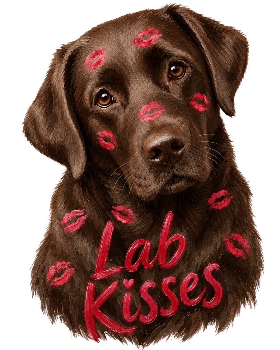 Lab Kisses - Chocolate Lab