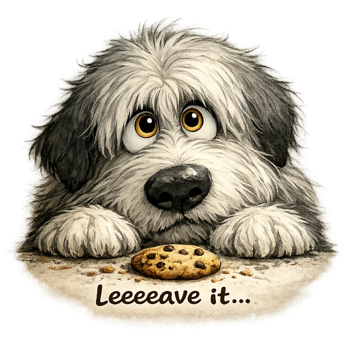 Leave It... - Sheepdog shirt design