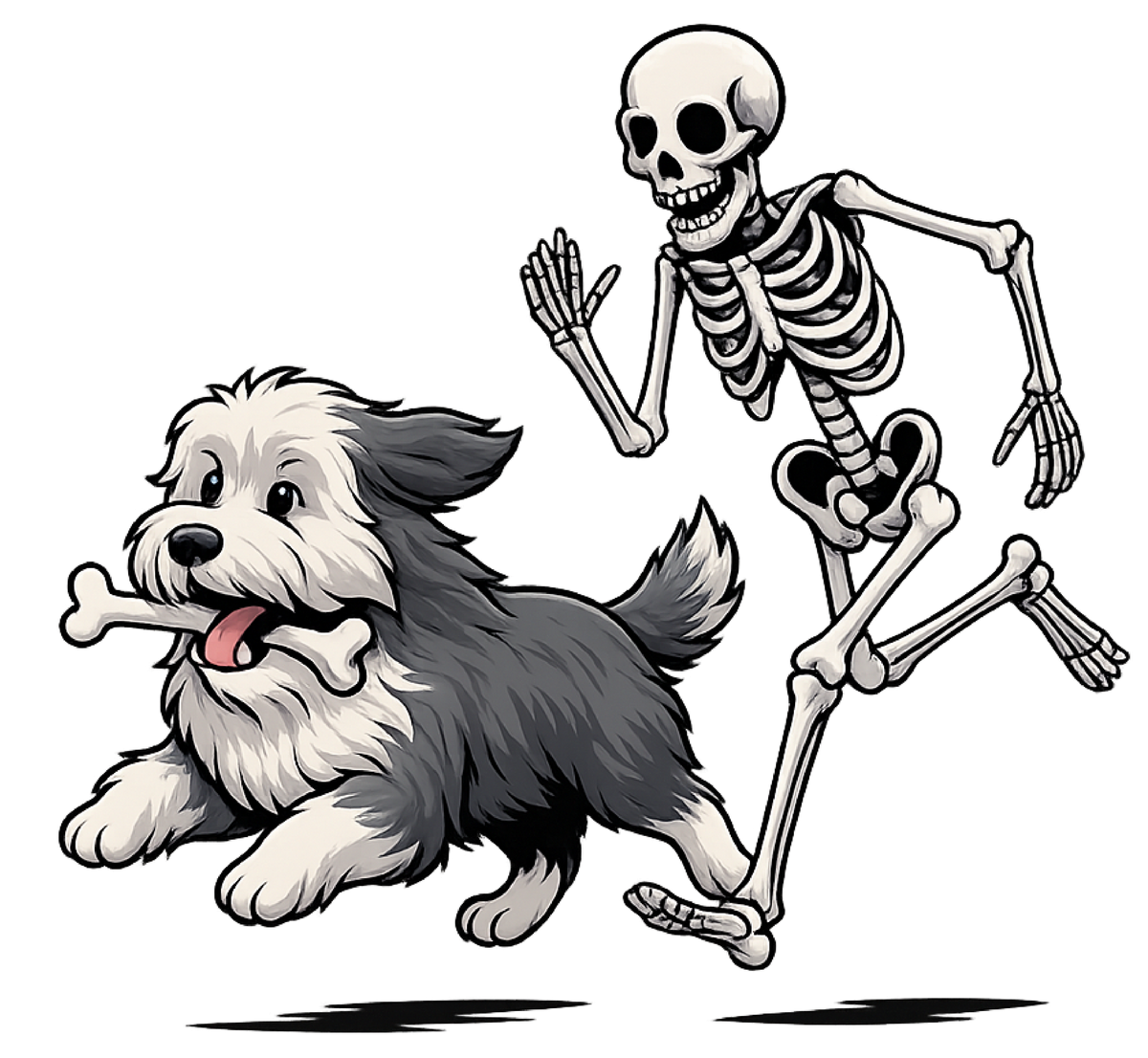 Bone Thief - Sheepdog shirt design