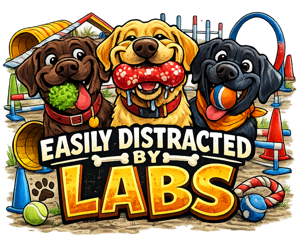 Easily Distracted by Labs shirt design